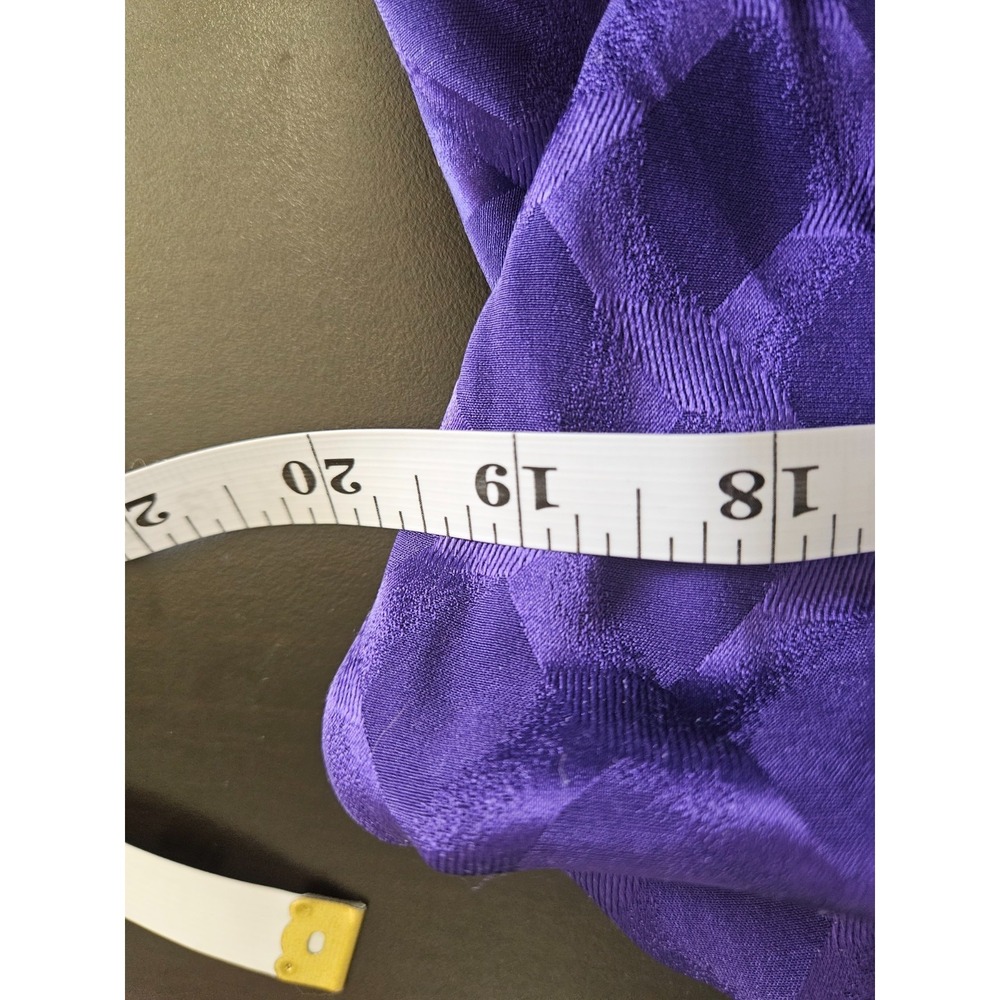 Halston Heritage Tiered Maxi Dress Purple Acai Berry NWT Size‎ 2 Modern Glam - Picture 7 of 8